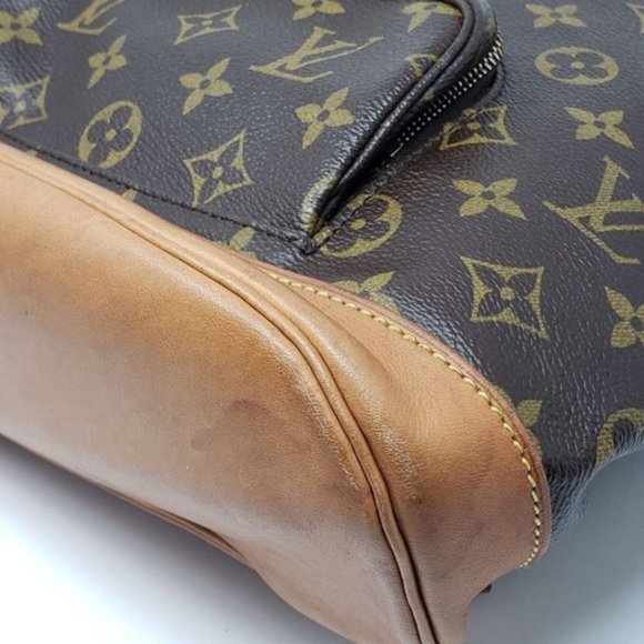 Auth Louis Vuitton Monogram Montsouris PM Backpack - Picture 10 of 16